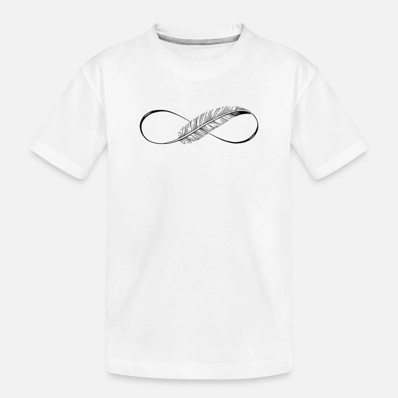 Lignes mignonnes Infinity Spring - T-shirt bio Premium Enfant - blanc