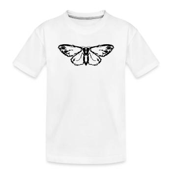 Papillon / Papillon / Papillon - T-shirt bio Premium Enfant - blanc - Devant
