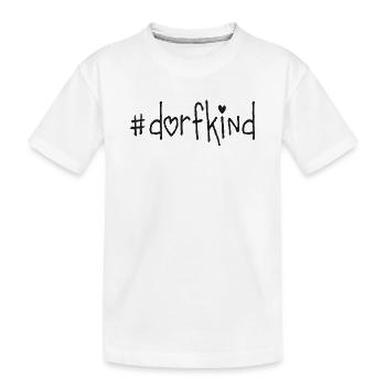 Dorfkind - Landleben, Dorfkind und stolz drauf - Kinder Premium Bio T-Shirt - Weiß - Vorne