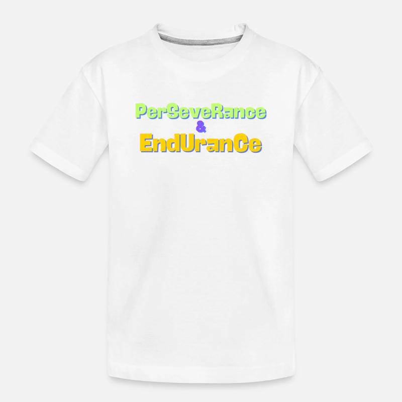 persévérance - T-shirt bio Premium Enfant - blanc