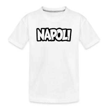 Lettrage de Naples - T-shirt bio Premium Enfant - blanc - Devant