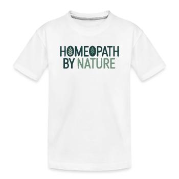 Homeopathy Homeopath By Nature Matériel professionnel - T-shirt bio Premium Enfant - blanc - Devant