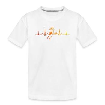 Conception professionnelle de pickleball pour les fans de pickleball - T-shirt bio Premium Enfant - blanc - Devant