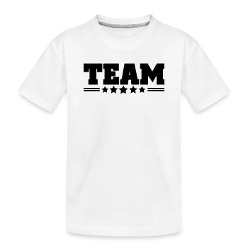 team - T-shirt bio Premium Enfant - blanc - Devant