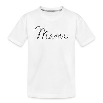 Mom - Kids' Premium Organic T-Shirt - white - Front