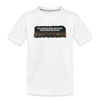 boeren_tshirt_new_landscape_NL - T-shirt bio Premium Enfant - blanc - Devant