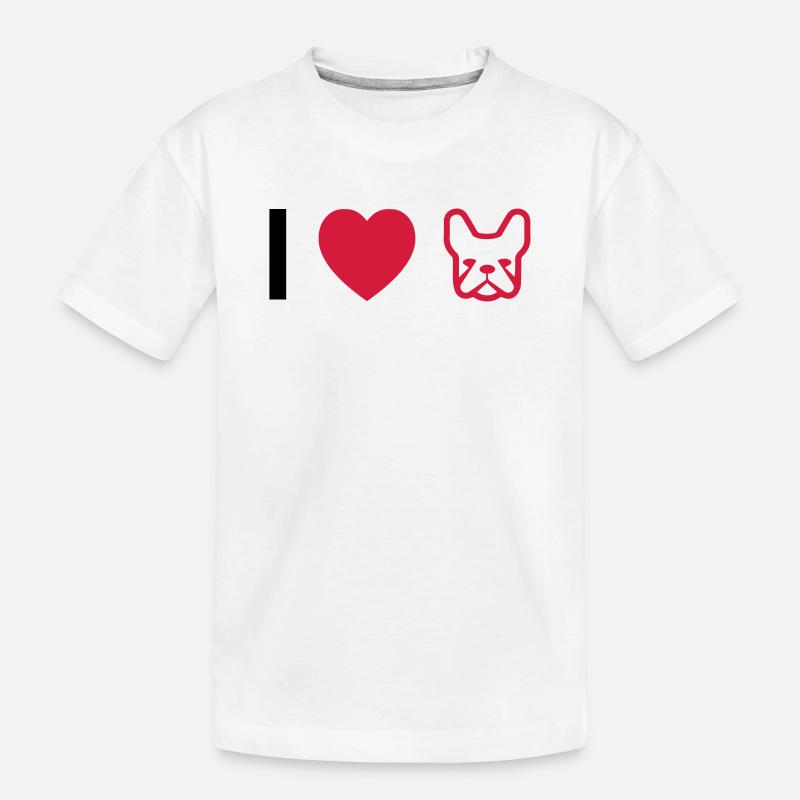 bouledogue français - T-shirt bio Premium Enfant - blanc