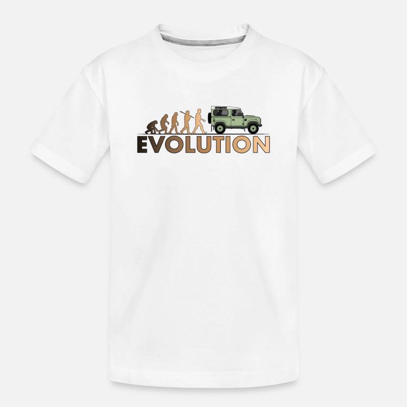 Defender 90 Evolution - Kids' Premium Organic T-Shirt - white