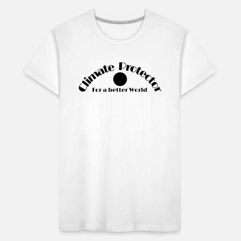 Klimaschutz Statement Climate Protector Kinder Premium Bio T-Shirt