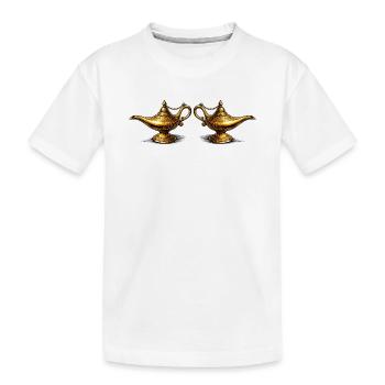 Golden Oil Lamps - Kids' Premium Organic T-Shirt - white - Front