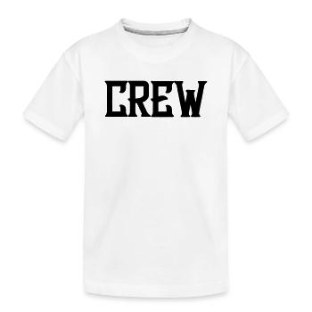 crew_schrift - T-shirt bio Premium Enfant - blanc - Devant