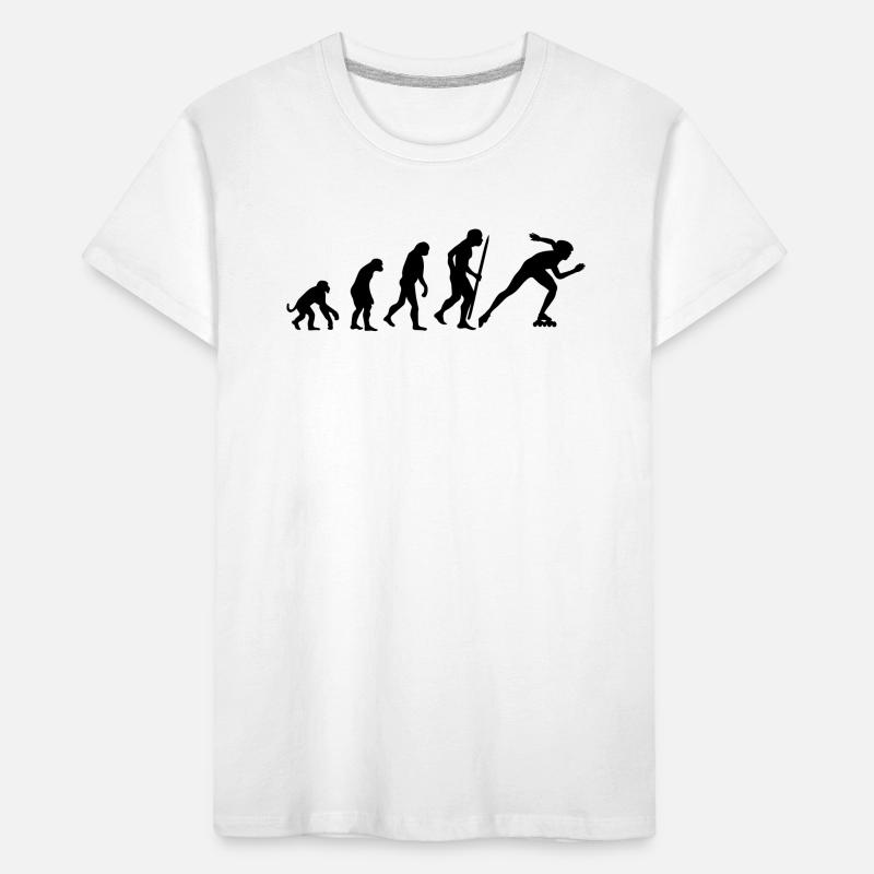 Evolution of inline speed skating Kids' Premium Organic T-Shirt