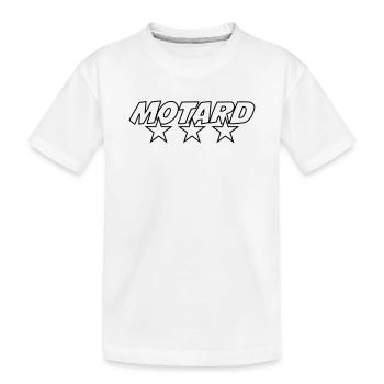 Motard - T-shirt bio Premium Enfant - blanc - Devant