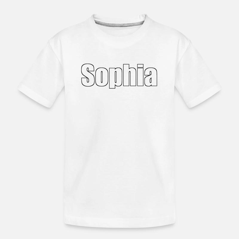 Sophia - (Nom du peuple) - T-shirt bio Premium Enfant - blanc