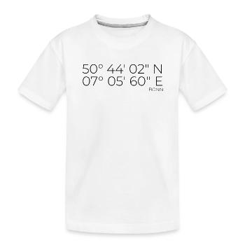 Coordinates Bonn - Kids' Premium Organic T-Shirt - white - Front