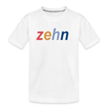 10. Geburtstag Geschenk Sohn Tochter - Kinder Premium Bio T-Shirt - Weiß - Vorne