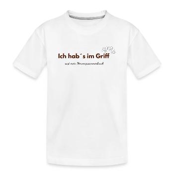 Je l’ai sous contrôle – dit la dépression nerveuse - T-shirt bio Premium Enfant - blanc - Devant