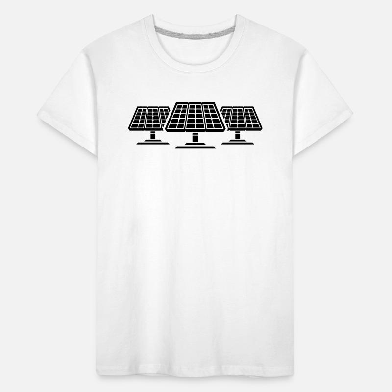 Solar PV system panels Kids' Premium Organic T-Shirt