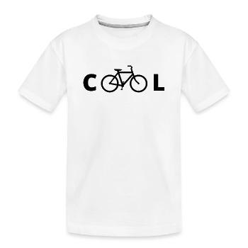 Vélo cool - T-shirt bio Premium Enfant - blanc - Devant