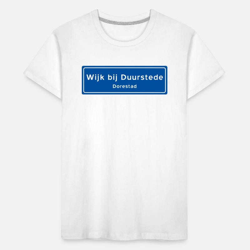 Wijk bij Duurstede Ortsschild Kinder Premium Bio T-Shirt