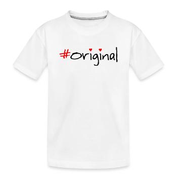 Langue source - T-shirt bio Premium Enfant - blanc - Devant