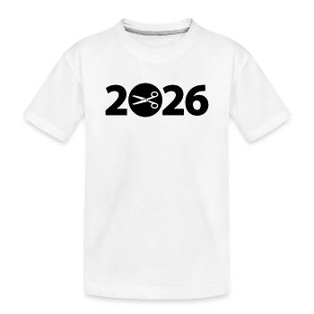 Schneider 2026, Handarbeit 2026 - Kinder Premium Bio T-Shirt - Weiß - Vorne