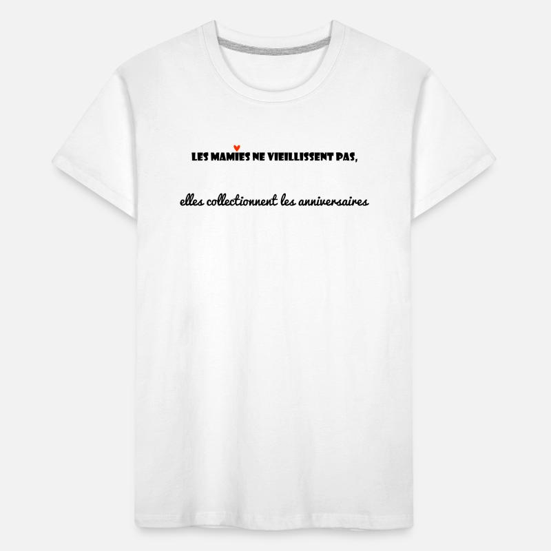 OMA. MAMA. GROSSMUTTER. MUTTERTAG. Kinder Premium Bio T-Shirt