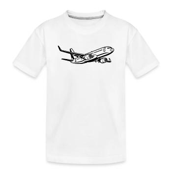 Avion - T-shirt bio Premium Enfant - blanc - Devant
