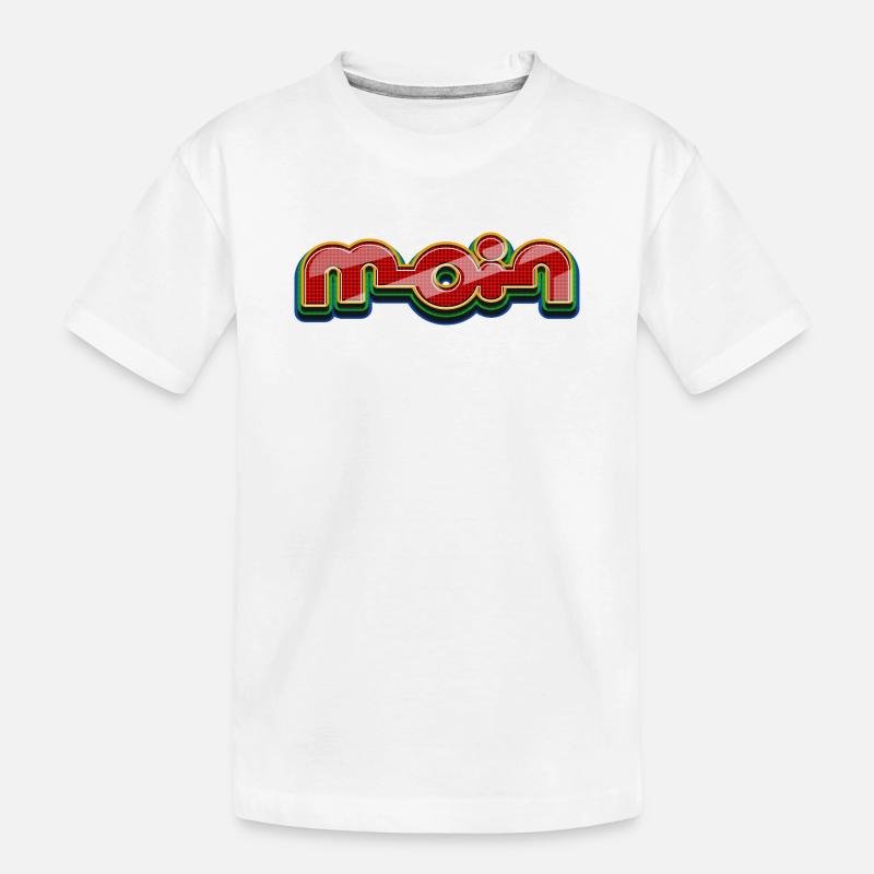 Moin - Kinder Premium Bio T-Shirt - Weiß