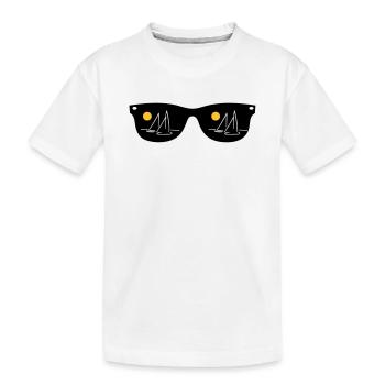 naviguer - T-shirt bio Premium Enfant - blanc - Devant