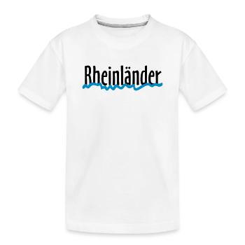 Rheinländer - Die Leute vom Rhein - Kinder Premium Bio T-Shirt - Weiß - Vorne