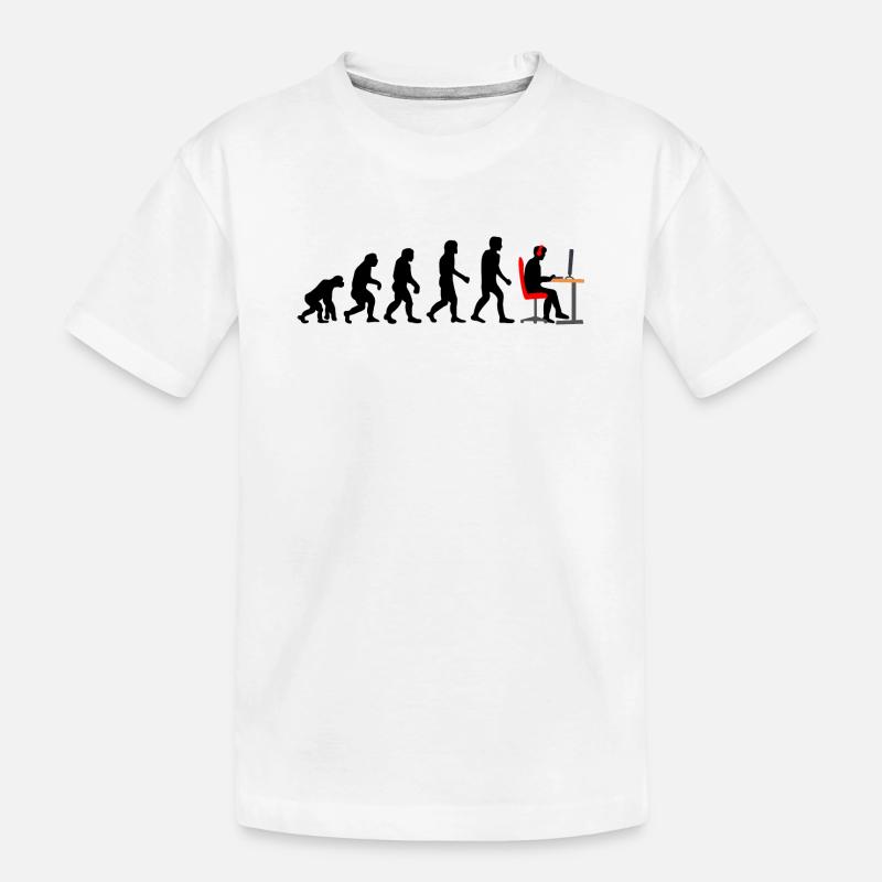 Gamer Evolution 2 - Kinder Premium Bio T-Shirt - Weiß