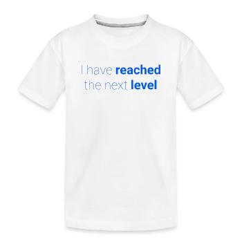 Modèle de contraste abstrait pour l’expression de soi - T-shirt bio Premium Enfant - blanc - Devant