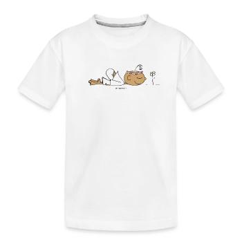 Chill out - Kinder Premium Bio T-Shirt - Weiß - Vorne