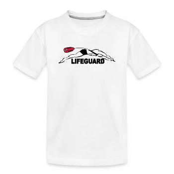 Lifeguard sauveteur aquatique - T-shirt bio Premium Enfant - blanc - Devant