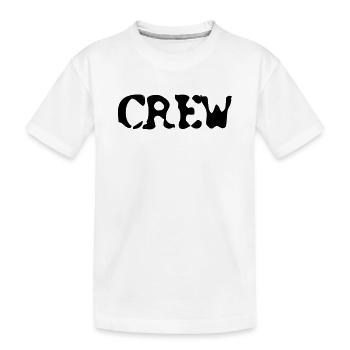 CREW - T-shirt bio Premium Enfant - blanc - Devant