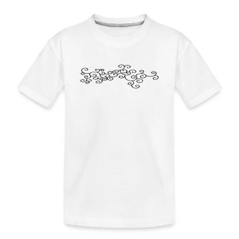 Bijoux d’ornement (Vectorgraphic) - T-shirt bio Premium Enfant - blanc - Devant