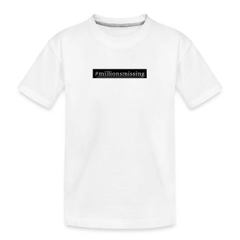 EM/SFC millionsblanc manquant - T-shirt bio Premium Enfant - blanc - Devant