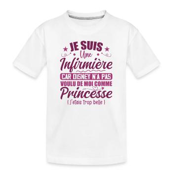 Je Suis Une Infirmière Humour Cadeau Infirmière - T-shirt bio Premium Enfant - blanc - Devant