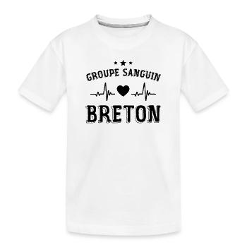 Bretagne, Bretagne humour, je suis Breton - T-shirt bio Premium Enfant - blanc - Devant