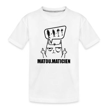 Mathématiques, Mathématicien, Fan de Math - T-shirt bio Premium Enfant - blanc - Devant