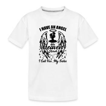 I Miss My Family Memorial Guardian Angel In Heaven - T-shirt bio Premium Enfant - blanc - Devant