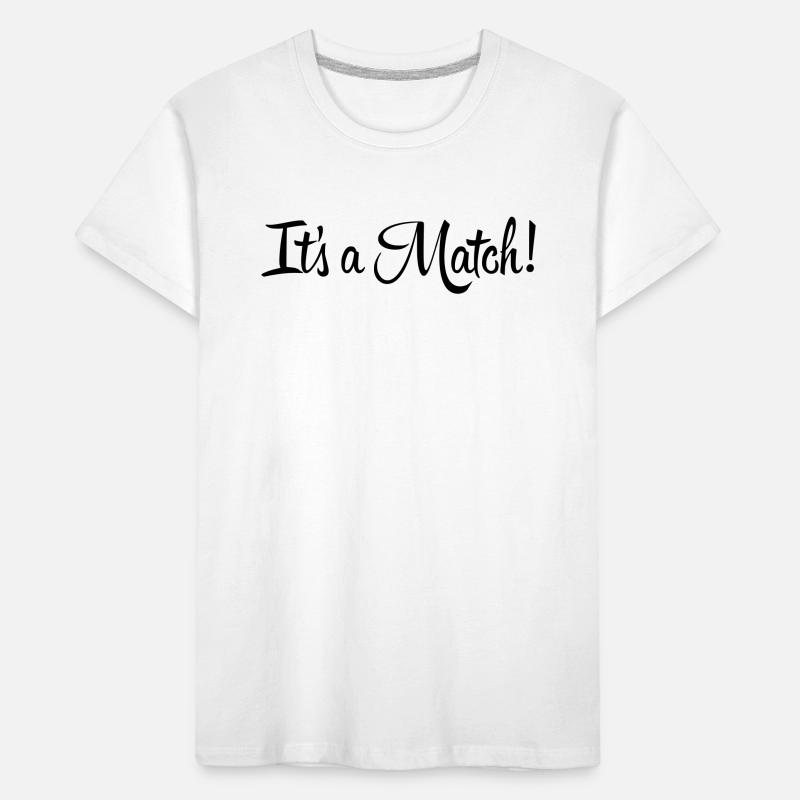 It's a Match! Kids' Premium Organic T-Shirt