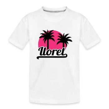 Lloret de Mar - T-shirt bio Premium Enfant - blanc - Devant