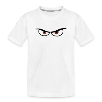 Mauvais yeux - idée cadeau - T-shirt bio Premium Enfant - blanc - Devant