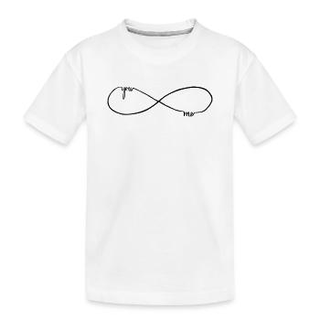 toi et moi pour toujours - T-shirt bio Premium Enfant - blanc - Devant
