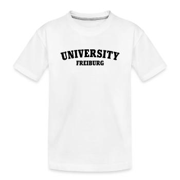 University of Freiburg - Kids' Premium Organic T-Shirt - white - Front