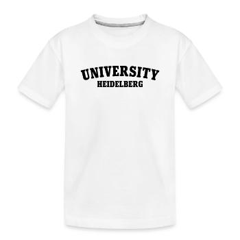University of Heidelberg - Kids' Premium Organic T-Shirt - white - Front