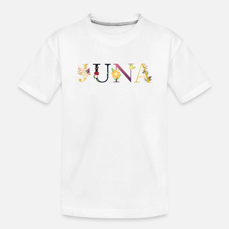 Juna - Kinder Premium Bio T-Shirt - Weiß