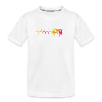 Amour des joueurs - T-shirt bio Premium Enfant - blanc - Devant
